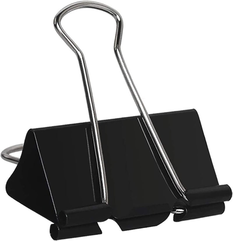 Aellabus Large Binder Clips 2 Inch (72 Pack), Extra Large Binder Clips Big Paper Clamps Giant Clips for Office and Home Supplies, Black - Image 1